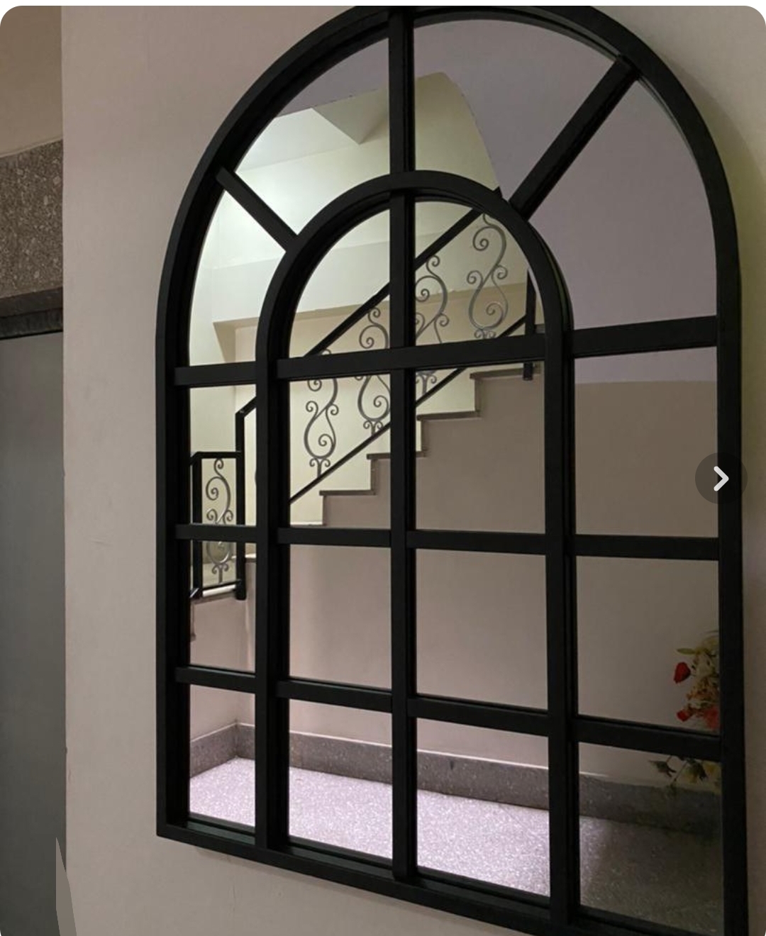 اینه گنبدی پنجره ای فلزی