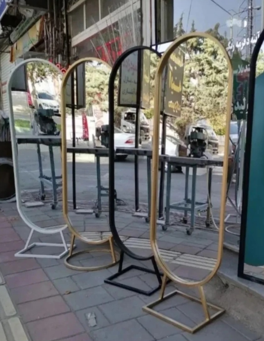 اینه دوسرگرد پایه مستطیلی